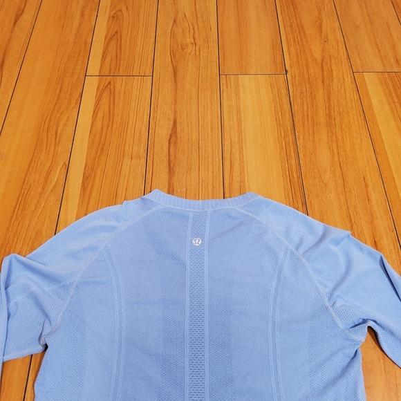 Lululemon Swiftly Tech Long Sleeve CrewHydrangea Blue Size 8 - Picture 9 of 11